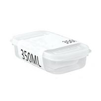 350/700/800ml Maisto indelis su dangteliu Be BPA Maistui skirtas Šviežumo išlaikymo Šaldytuvo Maisto laikymo Bento dėžutė Kasdieniam gyvenimui 350ml gryna