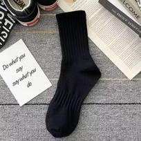 Men's White Deodorant Mid-Tube Office Socks - Sweat-Absorbent, Thick, Long, and Suited for All Seasons One size juoda