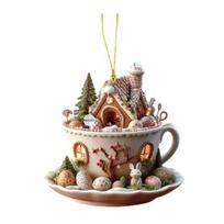 1 vnt./5 vnt. Velykų kavos puodelio namų papuošalai Šokoladinis puodelis Bunny House pakabukas 2D akrilinis karštos kakavos puodelis pavasario ornamentas atostogų namų dekoravimui gray