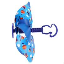 Vėjo malūnėlis dviračio vairui vaikų dviračiams Short pole plane blue