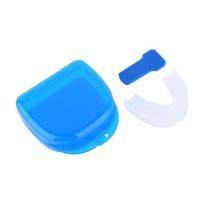Unisex Stop Snoring Anti Bruxism Mouthpiece Night Sleep Apnea Guard Grind Aid blue