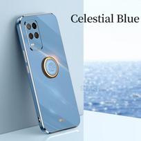 Prabangus paauksuoto rėmelio telefono dėklas, skirtas Oppo Realme 8 Pro 4g Realme8 8pro, minkštas silikoninis TPU galinis dangtelis realme 8 4g gray