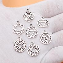 Religinis talismano amuletas, mišrus pakabuko rinkinys, vyriški papuošalai, masyvios originalios dovanos A02-7pcs-Mix Size
