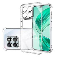 Skaidrus telefono dėklas Honor X8b X9b X7b Apsauginis galinis kameros dangtelis Huawei Honor X8a X7a X6a X8 X7 X6 Minkštas TPU apvalkalas Honor X8b gryna