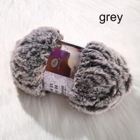 50g / Roll rankomis austi vilnoniai verpalai šalikas megztinis nertas storas aksominis siūlas vilnoniai verpalai pasidaryk pats lightpurple gray