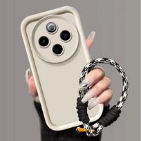 For Xiaomi Redmi 14C Case Redmi A3 Pro 4G A4 5G India Phone Case Weaving lanyard over Skin Feel Protection Shockproof case Redmi 14C