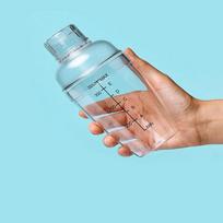 Plastikinis kokteilių plaktuvas Martini rankinis plaktuvo puodelis su skalėmis 350ml/530ml/700ml/1000ml Pieno arbatos vyno gėrimų plaktuvas mikseris baro įrankis 350ml