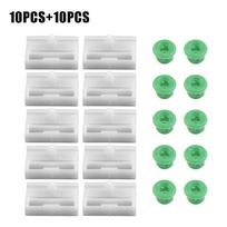 10x Šoninės slenksčio apdailos spaustukai + 10x Slenksčio apdailos spaustukai E36/ E46/ E90 white
