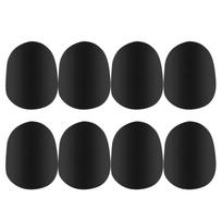 8 vnt. Guminių kandiklių pleistrų pagalvėlių sopraniniam/altiniam saksofonui, klarnetui 0,8 mm