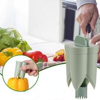 Pipirų šerdies išėmiklis Pipirų sėklų sėjamoji Tigro odos pipirų sėklų sėjamoji Susuktas sėklų varpo atskirtuvas Pjaustyklė Virtuvės įrankiai