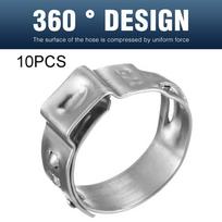 Presuojami jungiamieji elementai PEX Nerūdijančio plieno spaustukas Žiedas Paruoštas ilgalaikiam tvirtumui 10MM