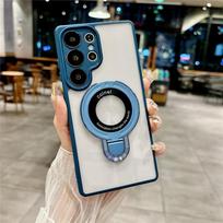 Redmi Note 12 Folding Stand Shockproof Phone Case For Xiaomi Redmi Note 12 11 10 9 8 7 Pro Plus 10S 9S Acrylic Clear Hard Cover Redmi Note 12 (4G)