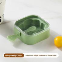 Multi-layer Easy-to-remove Mould for Making Popsicles and Ice Cream At Home žalia