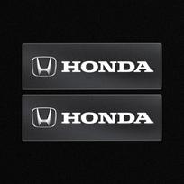 Atsitiktiniai lipdukai automobilio interjerui Automobilio vairo emblemos stilius Honda Fit Mugen Insight Type S R VTEC DOHC Modulo Vezel Legend RR Si 2pcs