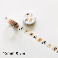 Mielas Kawaii Žavingas Katė Lipnus Popierius Washi Juosta Kaukavimo Juosta PASIDARYK pats Scrapbooking Klijuojama Etiketė