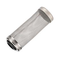Akvariumo filtro apsauginis tinklelis 304 nerūdijančio plieno saugus žuvų bakas krevečių tinklinis tinklelis akvariumo žuvų bako filtravimui Black Inner Diameter 12mm/0.47in (Small)