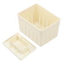 Sojų pupelių sūrio tofu gaminimo forma Namų gamybos plastikinė tofu presavimo forma „Pasidaryk pats“ tofu forma Virtuvės gaminimo įrankių rinkinys Virtuvės prietaisai A