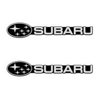 2/4 vnt. 3D aliuminio automobilio garso kolonėlės dekoratyvinis lipdukas-ženklelis Subaru Forester Xv Impreza Wrx Sti 2010 Outback Legacy 2pcs