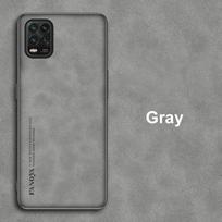 Skirta Xiaomi Mi 10 Lite 5G dėklas, prabangus PU odos telefono dėklas, skirta Xiaomi 10 Lite Mi10 Lite, galinis dangtelis, silikoninė matinė apsauga For Xiaomi 10 Lite