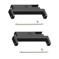 Wristband Connector Suitable for 18mm-20mm Wrist Strap Link Attachment Adapter Band Strap Quick Release HeadGrain 1 Pair juoda