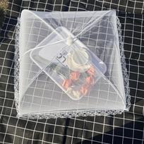 Foldable White Mesh Picnic & Kitchen Food Cover