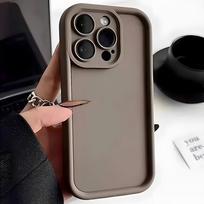 Smūgiams atsparus sutvirtintas silikoninis telefono dėklas, skirtas Xiaomi 15T Pro 15 Ultra 14T 14 13T 13 Lite 12T 12 12X Mi 11T 11 5G NE 4G 11i Apsauginis buferinis dangtelis Xiaomi 15T ruda