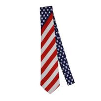 Mens Patriotics Patterned Neck Tie American British Necktie for Parties Holiday