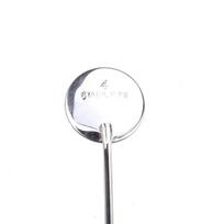12Pcs/Box Dental Exam Mirrors Oral Endoscope Mirrors Reflector Head  Stainless Steel 4# 4#
