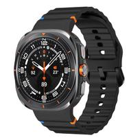 Original Silicone Band for Samsung Galaxy Watch Ultra Strap 7/6/6 Classic/5 Pro/4 47mm Bracelet 44mm/40mm/43mm/46mm Sport Band Galaxy Ultra 47mm juoda