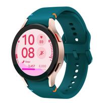 Naujas Originalus Silikoninis Dirželis Samsung Watch 7 6 5 Pro 44mm 40mm 45mm Sportinis Apyrankė Galaxy Watch 6Classic 43mm 47mm Dirželis Watch 7 6 5 4 40mm žalsvai mėlyna