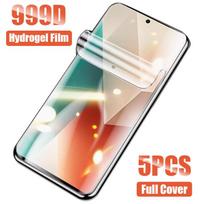 5 VNT. Hidrogelio plėvelė Xiaomi Redmi Note 15 14 13 14 12 Pro Plus 5G Ekranui apsaugoti Redmi Note 11 10 9 Pro 12S 11S 10S 9S For Note 9 balta