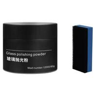 Convenient Car Window Glass Polish Powder 100g Effective Scratch Remover for Clear Windshield Repair and Protection 1 black