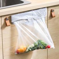 Sulankstomas šiukšlių maišelio laikiklis, tvirtinamas prie sienos, virtuvės šiukšlių maišelių organizatorius, pakabinamas plastikinio maišelio plėvelės laikymo stovo konteineris, dozatorius 1pcs
