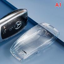 TPU Skaidrus Automobilio Raktų Dėklas Dangtelis Mercedes Benz Klasės Raktų Korpuso Apsauga as the picture