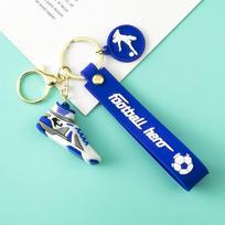 World Cup Sports Shoe Keychain Pendant for Couples Single OPP Bag mėlyna