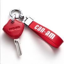 Genuine Leather For Bombardier Can-Am Can Am Motorcycle Key Case For Bombardier Motorbike Can-An Key Set Modification Key Cover