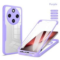 Viso kūno apsaugos smūgiams atsparus dėklas Honor Magic 8 Lite Magic8 X9d Apsauginis dangtelis Ekrano apsauga Fundas Coque HONOR Magic8 Lite violetinė
