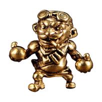 Artistic Brass Bomberman Paracord Lanyard Charm Handmade Craft Bracelet Accessory For Jewelry Making 1