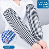 Plaid Arm Cover Wear-resistant Arm Guard New Arm Protector  For Cooking Cuff Protectors 1