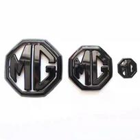 3 vnt. Automobilio logotipas Priekinio variklio dangčio emblemos Galinės bagažinės emblema Vairo logotipo apdaila For Morris Garages MG 3 5 6 7 HS ZS GS Hector TF MG4 22-23