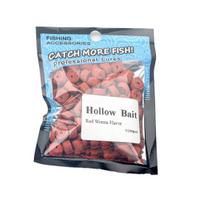 Hollow Red Bait Artificial Attractive Grass Carp Particle Fishing Lure Eco-friendly Insect Baits for Angling A