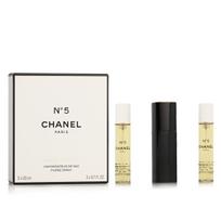 Chanel No.5 Eau De Toilette 2x Edt Spray Refill 20Ml/1x Edt Spray 20Ml- Twist and Spray - Purse Spray kvepalai