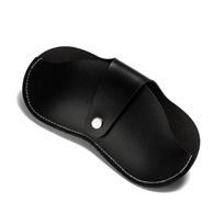 Fashion Simple Sunglasses Case PU Leather Glasses Bag Vintage Glasses Bag for Busy Lifestyles