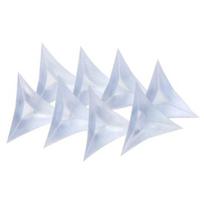 100pcs/200pcs Corner Dust Guards Triangle Stair Anti-collision PVC Inside Corner Dust Guards Household Use 100pcs