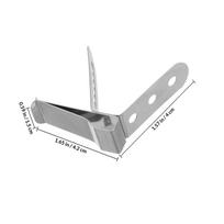 Food Grade 304 Stainless Steel Thermometer Clip Strong Grip Probe Holder for Coffee Machines Grilling Baking Cooking Candy Milk