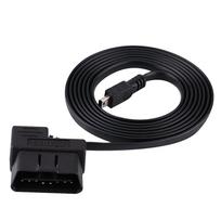 Qiilu Mini USB laidas Automobilio OBD į II OBD2 EOBD 7cmx9cmx4cm