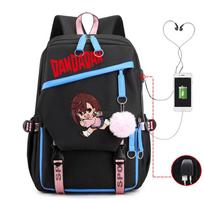 Children'S School Bag Contrasting Color Neutral Backpack Usb Multi-Functional Primary And Secondary School Backpack no specifications