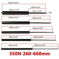 260-660mm 350N 8mm Automobilio dujiniai amortizatoriai Dujinė spyruoklė Variklio dangčio atraminė strypa Amortizatorius Pakėlimas nameliui ant ratų, lovai, langui, autobusui, kemperiams 260mm