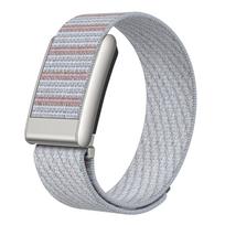 Luxury Nylon Watch Strap, Breathable Sports Wristband Replacement for Whoop 5.0, 5.0MG, One Peak Life ECG Bracelet For Whoop 5.0 balta