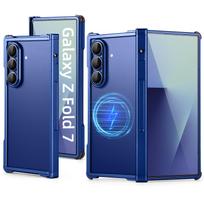 Eary Frameless Case for Samsung Galaxy Z Fold 7 Minimalist Aluminum Phone Cover Compatible for Magsafe Original Feel Metal Shell Aluminum Metal&Galaxy Z Fold7